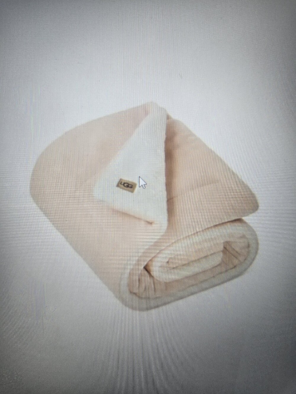 UGG Dasha Reversible Shearling Lined 50" x‎ 70" Throw Blanket PINK NEW!